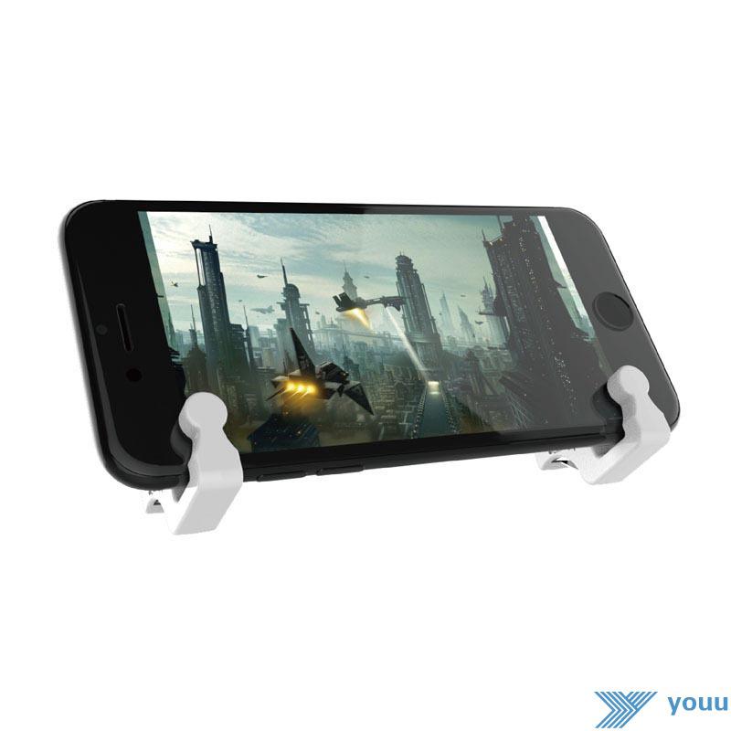 〖YOU❤〗 1 Pair Phone Holder Gamepad Trigger Fire Button Smart Phone Joysticks Games Controller for PUBG