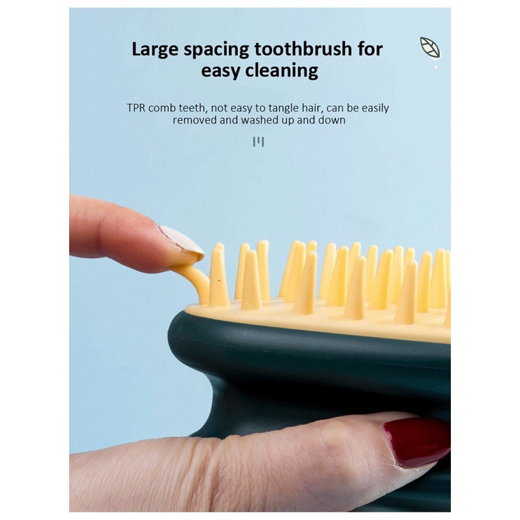 Silicone Massage Lược Dầu Gội Đầu Bàn Chải Bàn Chải Ngứa Da Đầu Scratcher