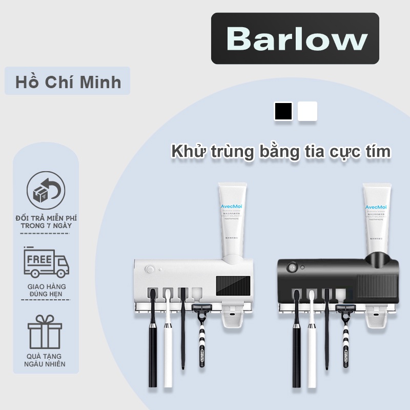 Máy tiệt trùng bàn chải đánh răng bằng tia UV, Máy Tiệt Trùng Bàn Chải Đánh Răng Giá Treo - Barlow Store