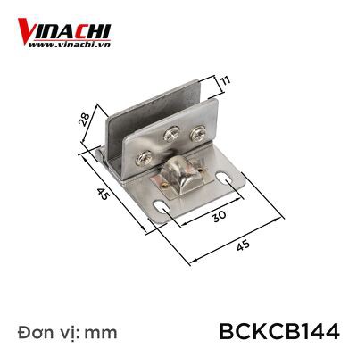 Bản Lề Cửa Kính Inox Chốt Bi - Bản Lề Cửa Kính Inox Chất Lượng Cao Siêu Bền (1 Cái)