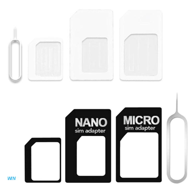 Bộ chuyển đổi thẻ SIM 4 trong 1 thích hợp cho iPhone Samsung 4G LTE USB không dây