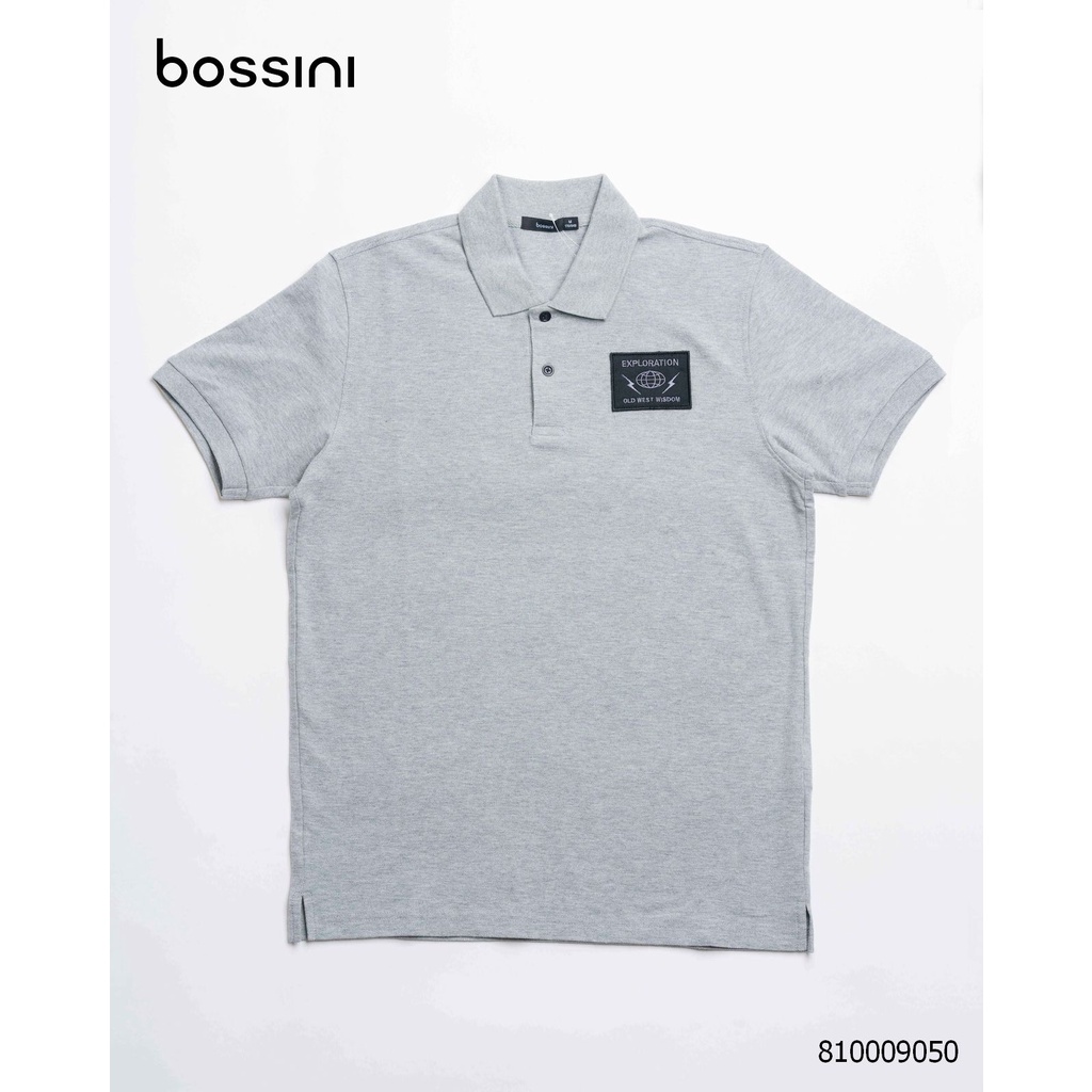 Áo thun polo nam mẫu logo mới Bossini 810009050