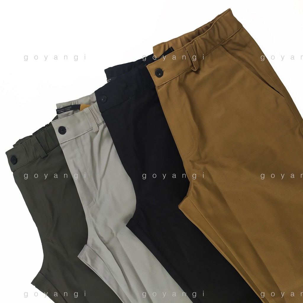 Quần baggy kaki unisex form đẹp