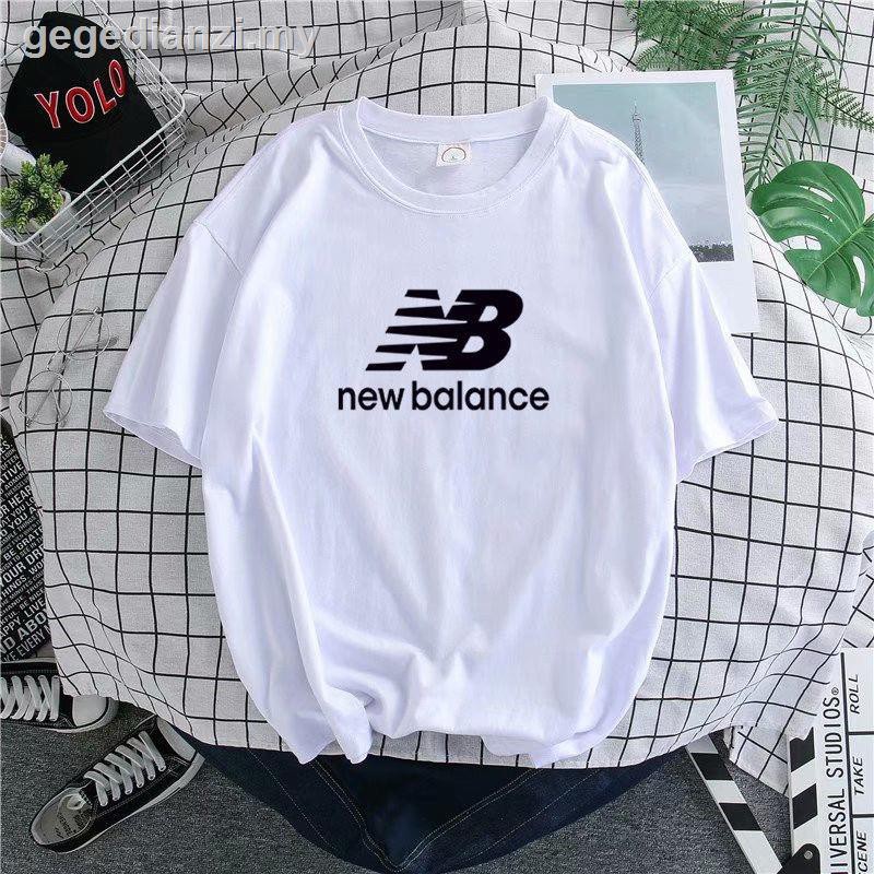 Áo Thun Thể Thao New Balance Tay Ngắn Cổ Tròn Dáng Rộng Thời Trang Mùa Hè Dành Cho Nam Và Nữ