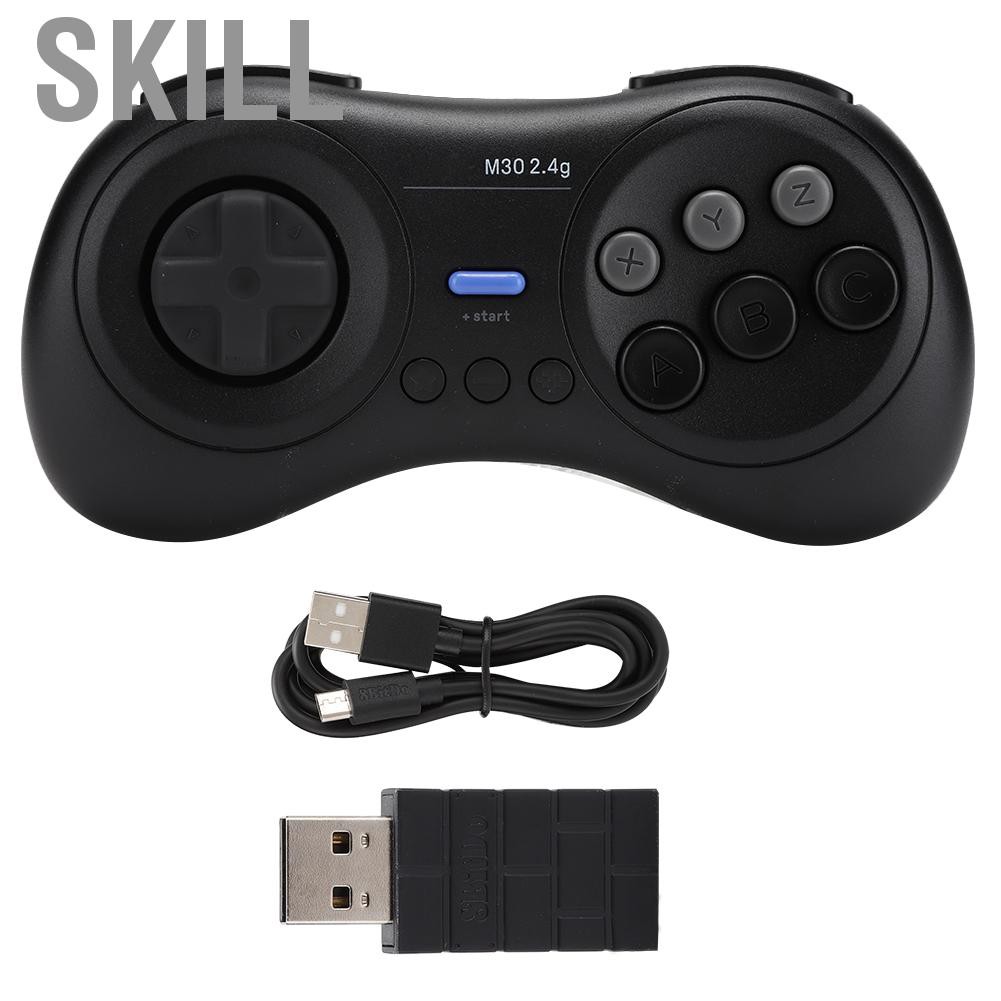 Tay Cầm Chơi Game Không Dây 8 Bitdo M30 Md Mini 2.4g Cho Sega Mini / Genesis