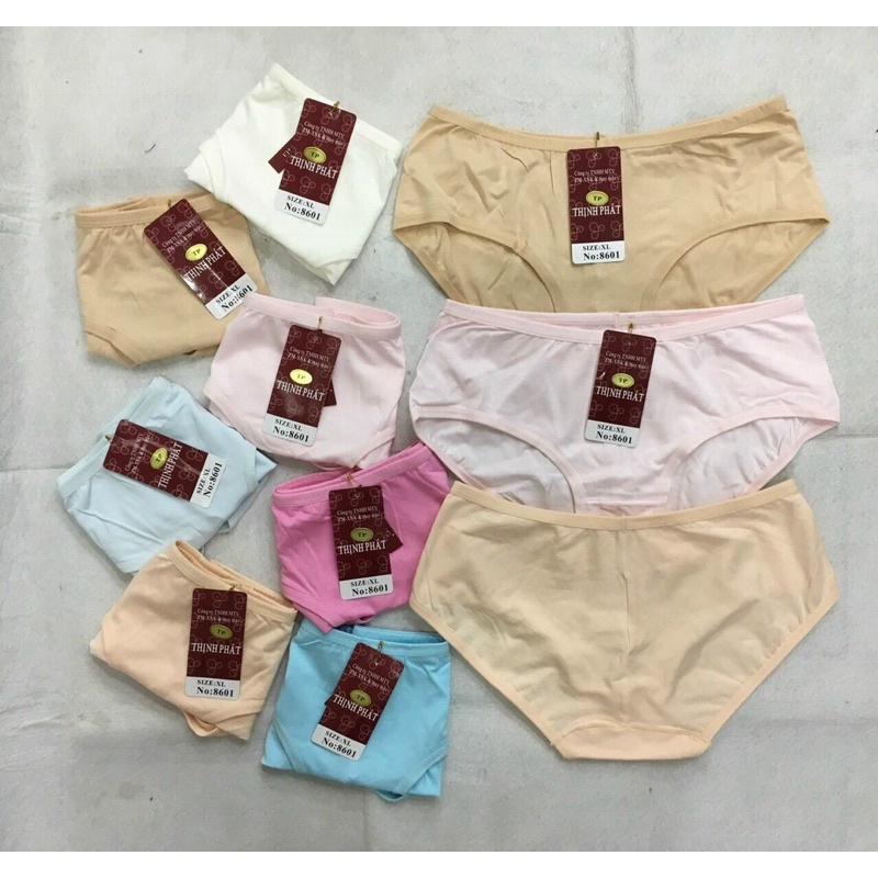 10 Quần lót nữ vải thun Cotton (8601 XL) ĐL hiệu Thịnh Phát.