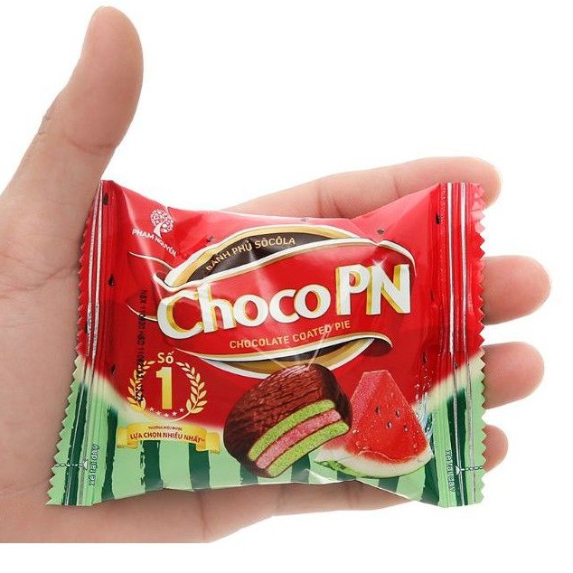 BÁNH SOCOLA KEM VỊ DƯA HẤU MÁT LẠNH CHOCO PN GÓI 204G