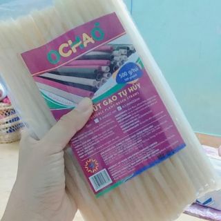 Ống hút bột gạo