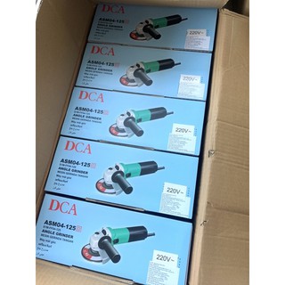 1020W Máy mài góc DCA ASM04-125, đường kính đĩa 125mm công tắt trượt có điều chỉnh tốc độ S1M-FF04-125