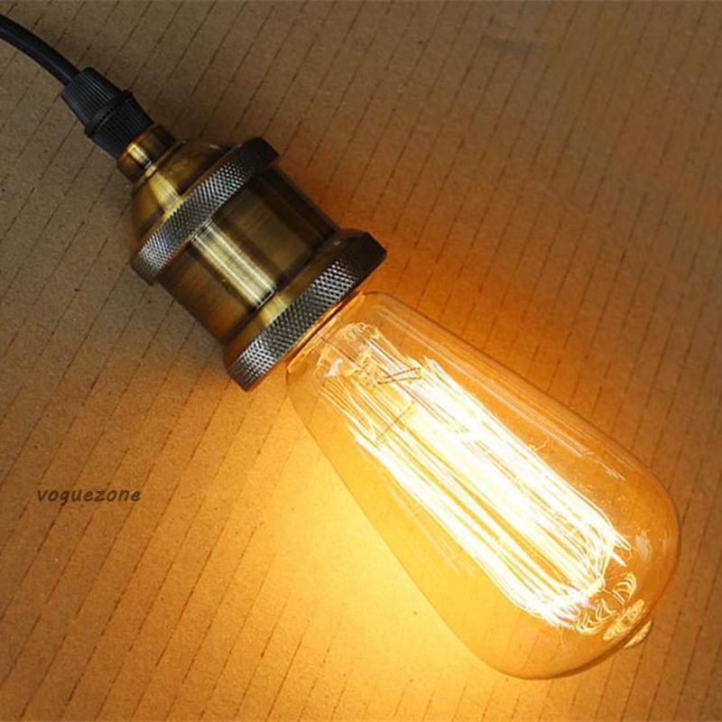 New Industrial Decor Vintage Filament Edison Style E27 Restaurant Cage Light