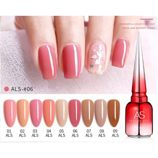 Sơn gel AS mẫu chai đỏ nhọn mã ALS 9 chai 15ml siêu HOT siêu xịn