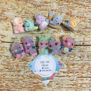 { Thú Hatchimals } Set 10 thú lông phát sáng