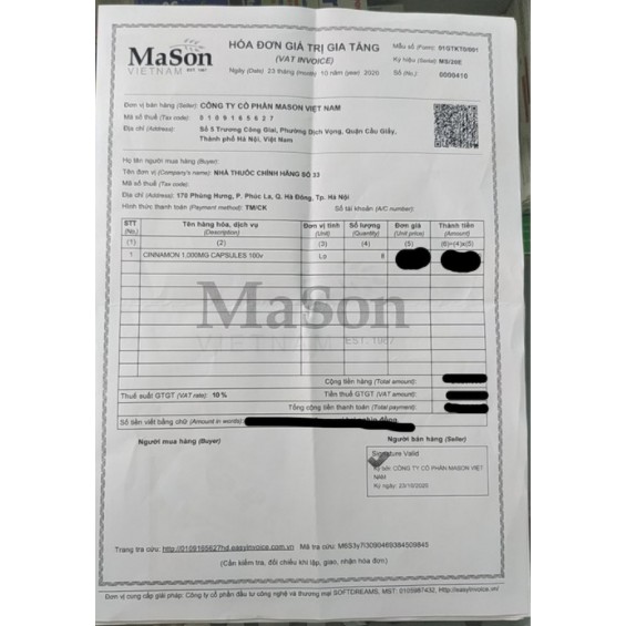 Cinnamon 1,000mg | Hàm lượng cao | Hỗ trợ Insulin - Sức bền | Thế Giới Skin Care