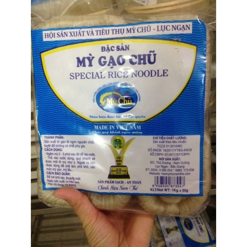 [Net 1kg] Mỳ Chũ Bắc Giang đặc sản Bắc Giang mỳ gạo chũ