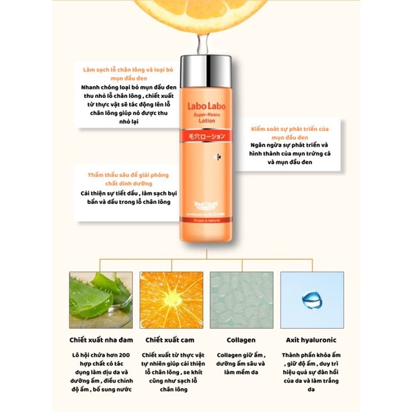 【Từ tp Hồ Chí Minh gửi hàng】Dr.Ci: Labo Toner tinh chất làm trắng chăm sóc da Nhật bản 100ml Dưỡng Trắng Nước Hoa Hồng Dưỡng Trắng Da trang sạch da se khít lỗ chân lông và giảm mụn đầu đen