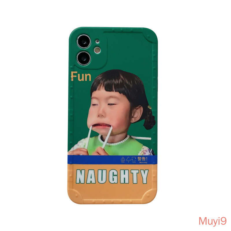 Ốp điện thoại mềm in hình bé gái độc đáo dành cho iPhone 12 Pro 11 PRO MAX X XS MAX XR 8 SE2 7plus | BigBuy360 - bigbuy360.vn