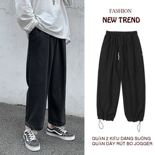 Quần Culottes Ống Rộng Dáng Suông bo gấu Kiểu Dáng Hàn Quốc Trẻ Trung Thời Trang ZENKODLMEN JOGGER NAM 9000062C2