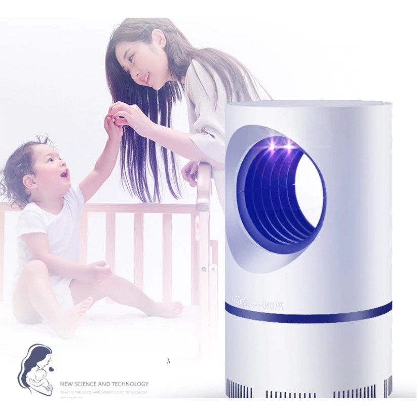 Đèn Led Bắt Muỗi Để Bàn Mẫu Mới 2021 - Bắt Muỗi An Toàn Hiệu Quả - Dùng Nguồn 5V An Toàn cho Trẻ Nhỏ