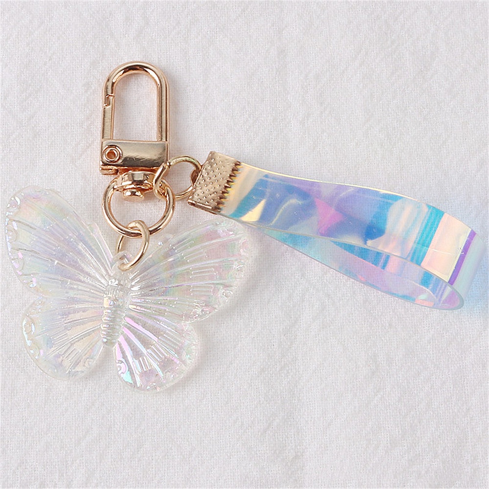Móc Khóa Acrylic Hình Bướm Nhiều Màu Thời Trang