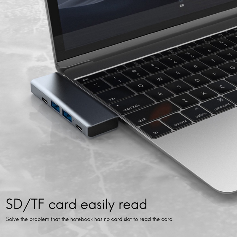 Hub Chuyển Đổi USB Type C Sang HDMI MST 4K USB C Cho Macbook Pro Air Apple