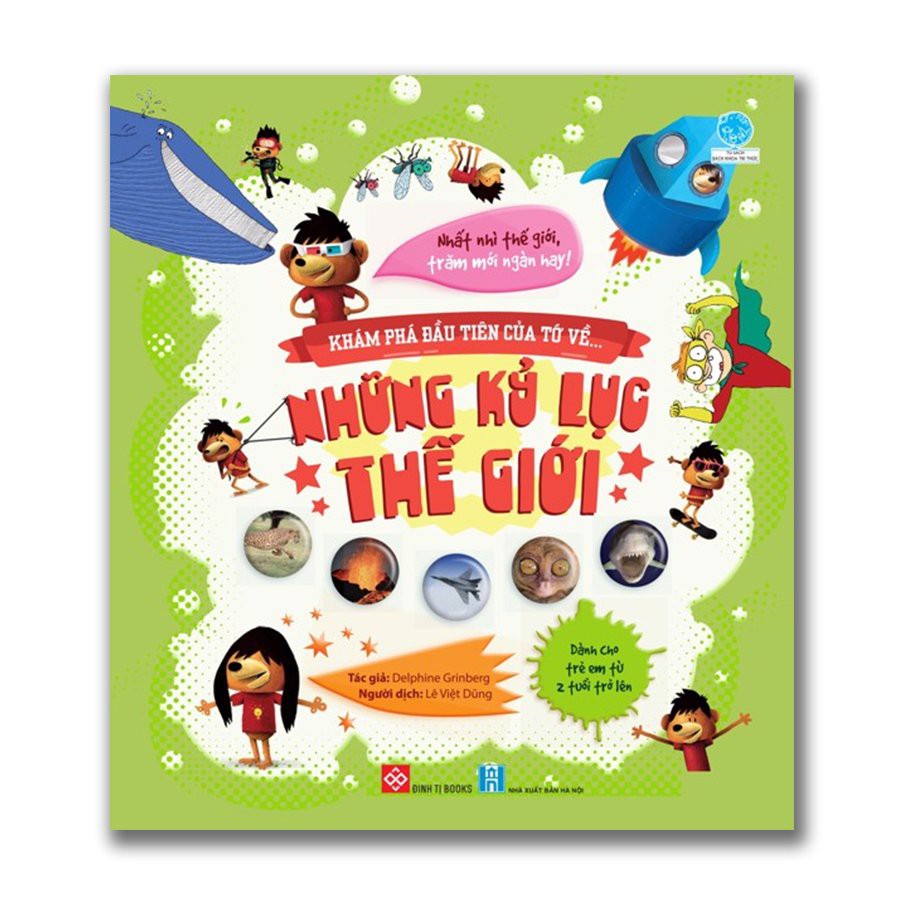 Sách -Khám Phá Đầu Tiên Của Tớ Về - Những Kỷ Lục Thế Giới