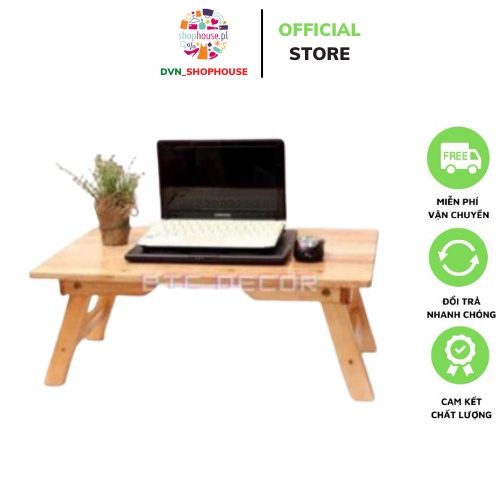 Bàn Gỗ Xếp Gọn Kiểu Dáng Nhật Bản - Chất Liệu Gỗ Thông Cao Cấp - Để Đồ Ngồi Học Làm Việc - Lỗi 1 Đổi 1 Trong 14 Ngày