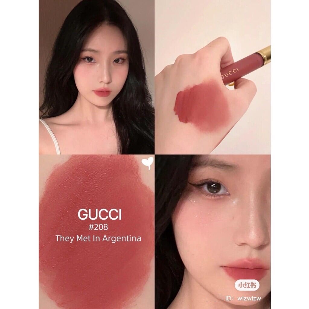 Son Gucci Rouge À Lèvres Voile Matte, và dòng Satin mẫu mới 2022, siêu phẩm cho mù hè.