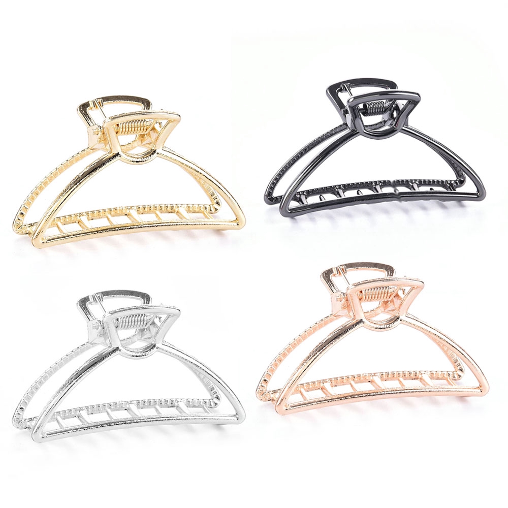 Kẹp gắp tóc bằng hợp kim thời trang đơn giản thanh lịch cho nữ