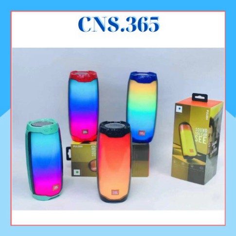 Loa Bluetooth Mini Pulse4 Không Dây - CNS.365 Âm Bass Cực Hay Có Dải Led Đổi Màu Độc Lạ, Hỗ Trợ Usb, Thẻ Nhớ