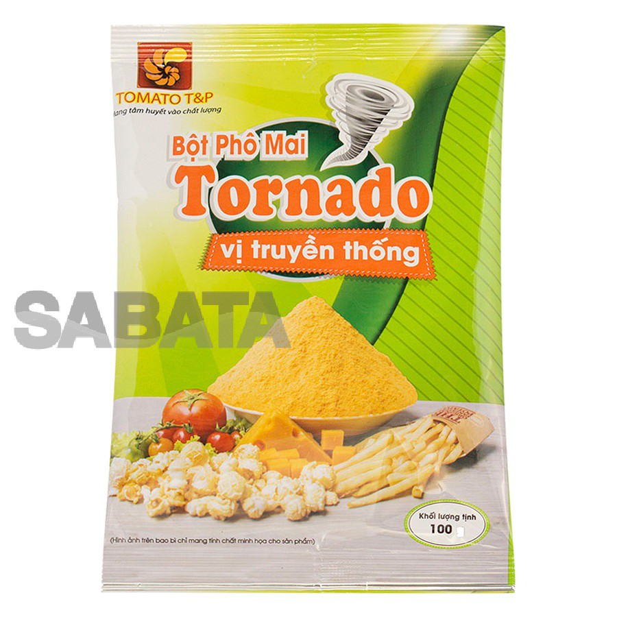 Bột Phô Mai Tornado Vị Truyền Thống (100g / Gói)