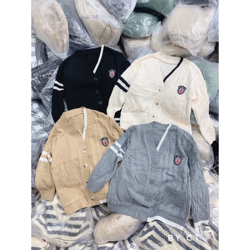 Áo Len Cardigan - Áo khoác len Thoms phong cách Hàn Quốc,hàng chuẩn fom dài chất dày dặn loại 1 cao cấp