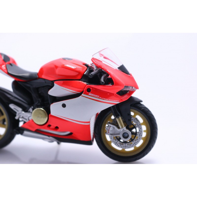 [Mã LIFE0503TOYS1 giảm 10% đơn 150k] XE MÔ HÌNH Moto Siêu xe Ducati 1199 Superleggra - MAISTO tỷ lệ 1:18