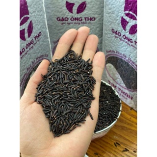 Gạo Lứt Tím Than Ông Thọ - Dẻo mềm,thơm cơm (Túi 1kg).