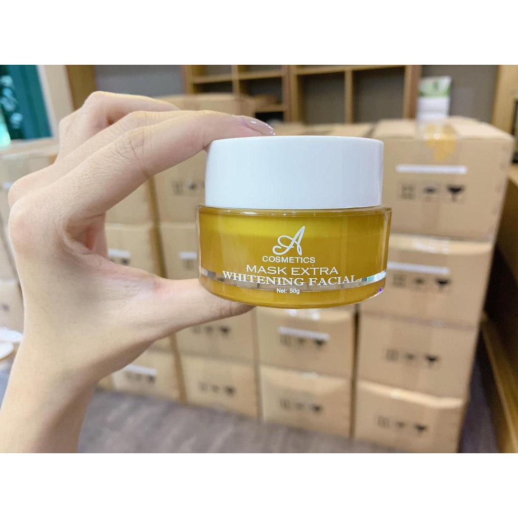 [Chính hãng] ủ trắng face nạ ủ nếp than A cosmetics mask extra whitening facial