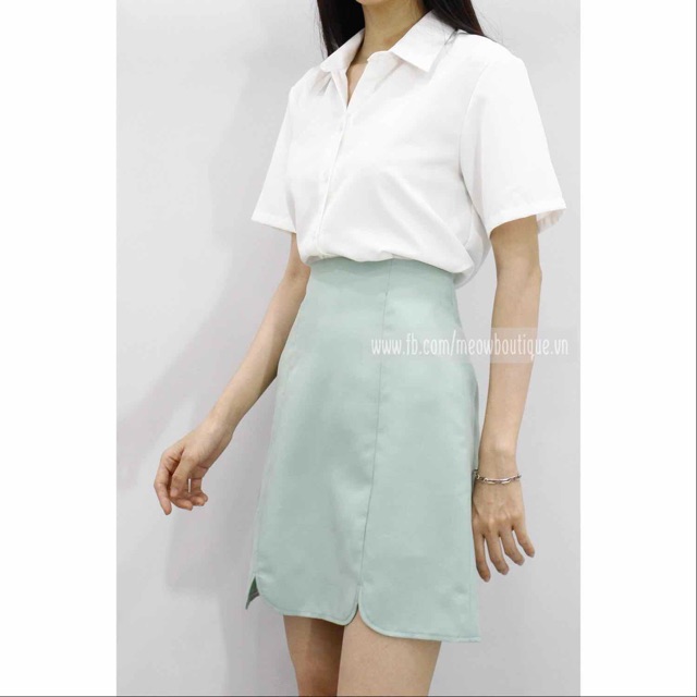 [Mã FADIRECT20 giảm 20K đơn 150K] [Hình thật tự chụp] Short váy vạt bầu xẻ công sở nữ | BigBuy360 - bigbuy360.vn