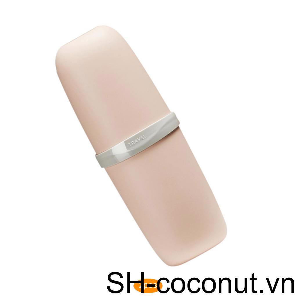 Set 2 Hộp Nhựa Đựng Bàn Chải Đánh Răng Du Lịch Dễ Thương