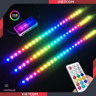 Dây Led RGB Coolmoon - Phiên bản từ tính dài 40cm - Đồng bộ Hub Coolmoon
