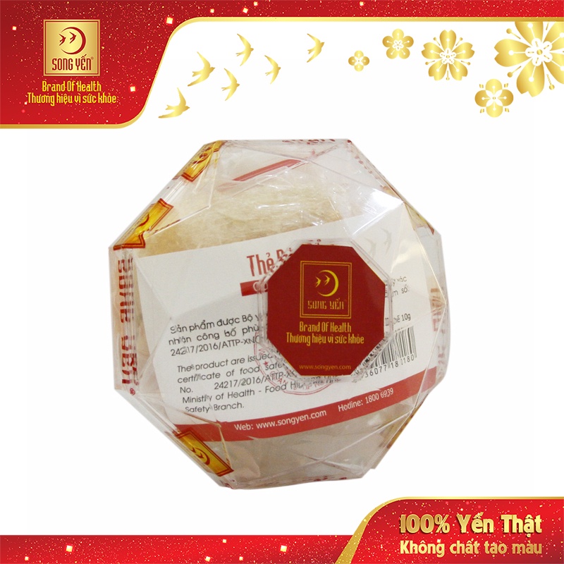 Tổ Yến Tinh Chế Song Yến Hộp 10gr