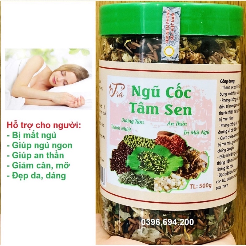 Trà Ngũ Cốc Tâm Sen ( Loại đặc biệt- Nguyên liệu mới thơm)