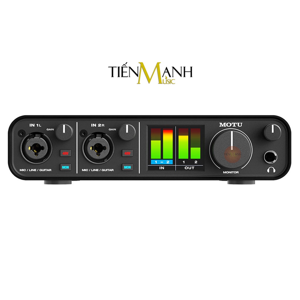 [Chính Hãng] Soundcard MoTu M2 - Sound Card Bộ Thu Âm Thanh và Livestream USB-C Audio Interface