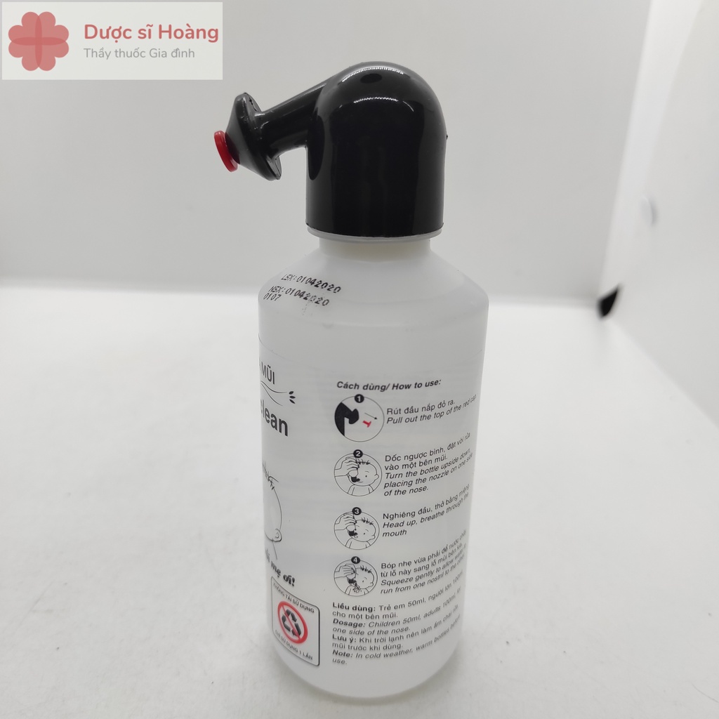 Bình Rửa Mũi Kuti Clean Chai 200ml