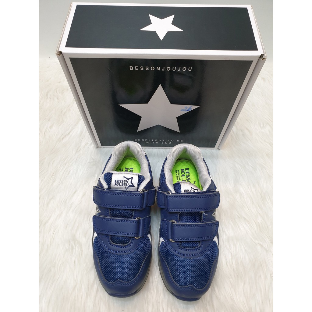 Giày đèn led xạc được Besonn joujouu xuất hàn giày trẻ em phát sáng giày hàn quốc - star