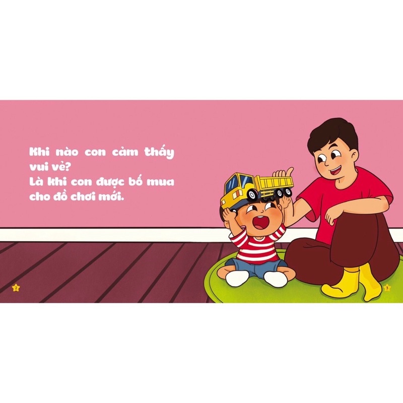 Sách- Bộ 3 cuốn ehon cảm xúc đầu đời -phát triển EQ cho bé