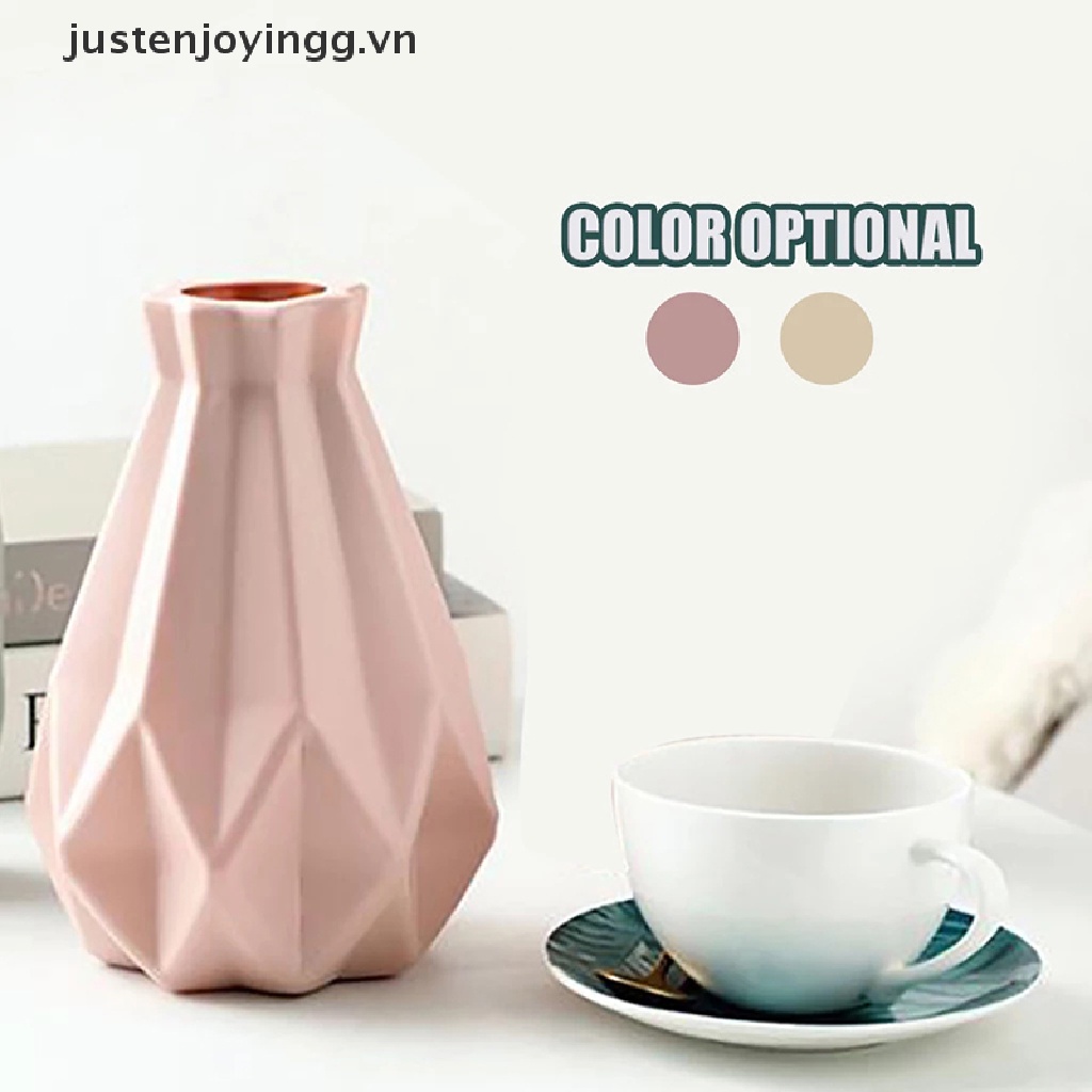 Bình Hoa Nhựa Giả Gốm Phong Cách Châu Âu