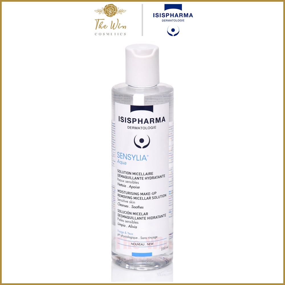 Nước Tẩy Trang, Dưỡng Ẩm Cho Mọi Loại Da Sensylia Aqua - ISIS Pharma 250ml