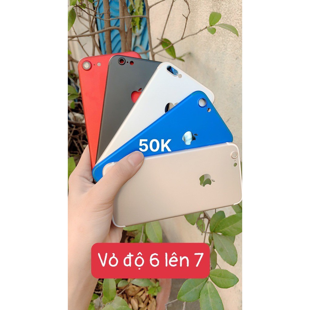 Vỏ xả kho giá rẻ iphone 6 6s 6splus 6plus, vỏ độ 6 lên 7, 6plus lên 7plus, 6splus lên 7plus đủ màu