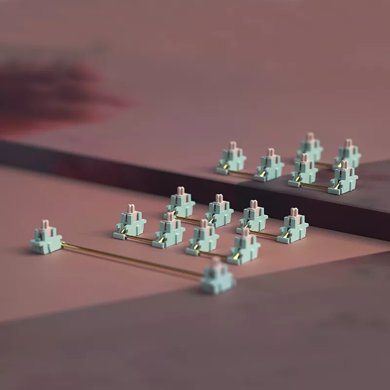 Bộ Stab FL-Esports FLCMMK Rosa/ Marshmallow Plate Mount dùng cho bàn phím cơ