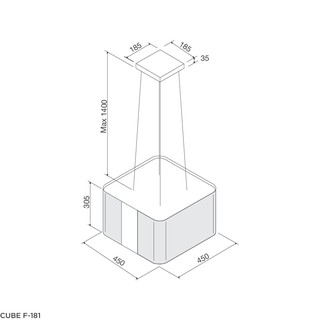 MÁY HÚT MÙI MALLOCA CUBE F-181