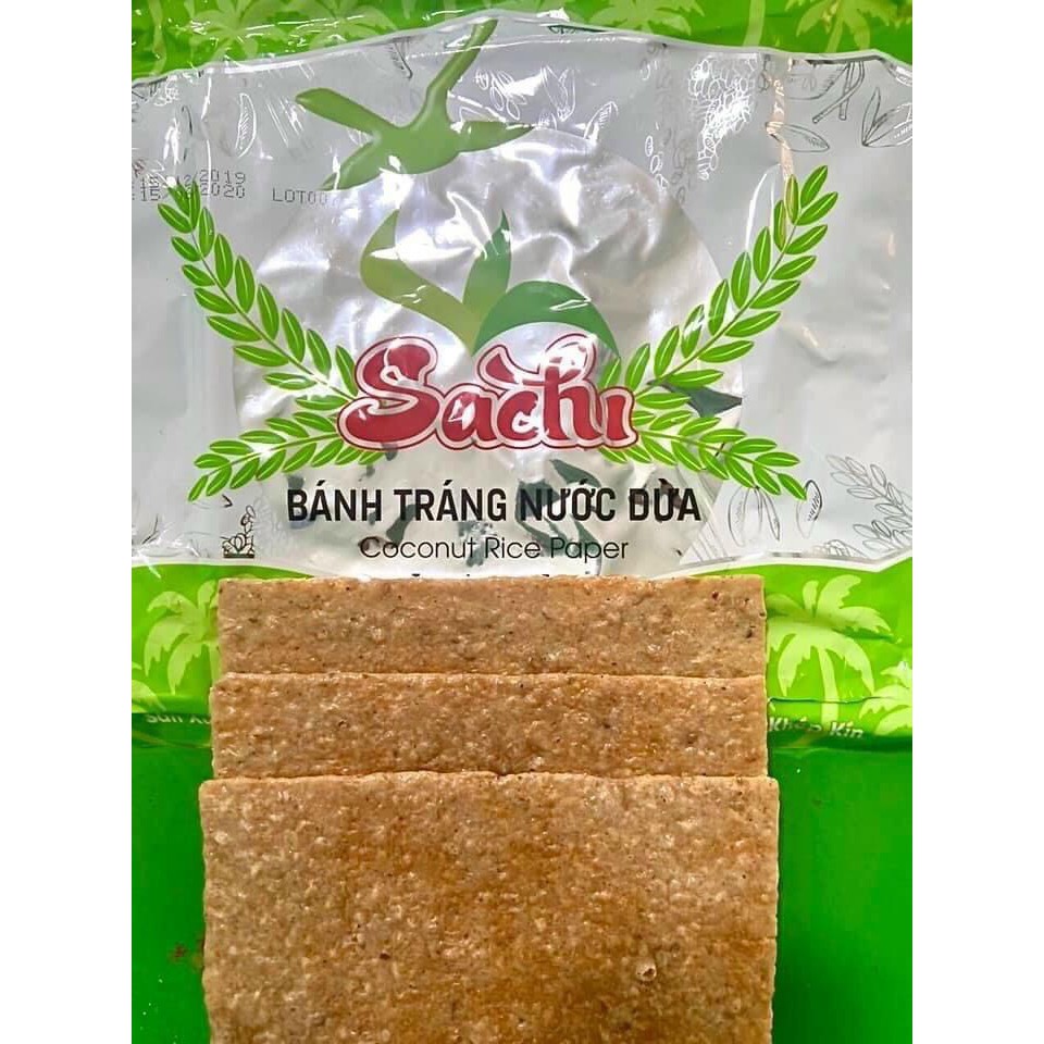 Bánh Tráng Nước Cốt Dừa Nướng Sẵn Sachi 🌟Thùng 10 Bì Loại 75Gram🌟Bánh Tráng Sachi🌟 | BigBuy360 - bigbuy360.vn