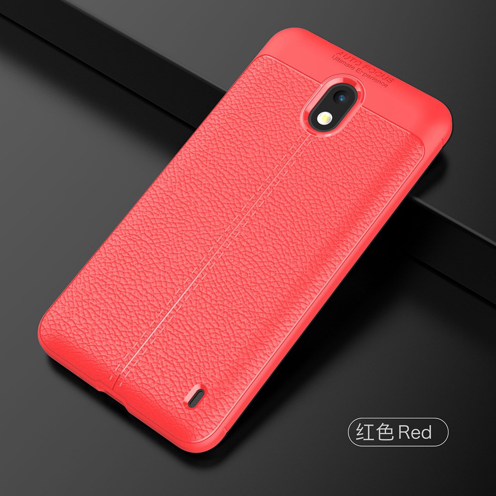 Ốp điện thoại silicone TPU mềm bề mặt quả vải chống sốc cho Nokia 2